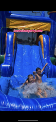 AFD95729 4CCA 49E3 AA40 755BDFF34CBC 1721064904 Marble Castle Bounce House W/ Slide (Wet Only)